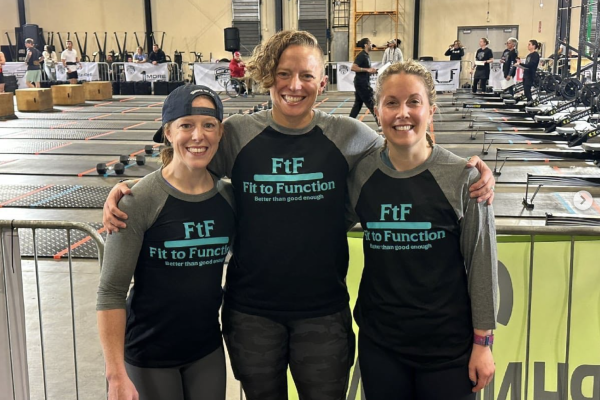 Andrea Unwin at a fitness competition