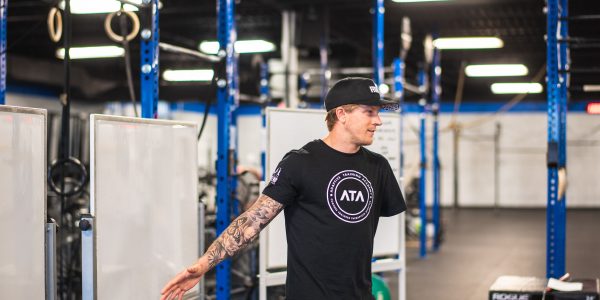 Logan Aldridge gives a lecture at an ATA seminar