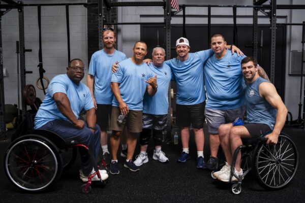 A group of Veterans posing for the camera